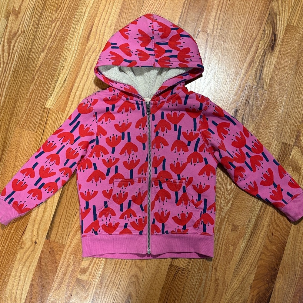 Hanna Anderson Sherpa Lined zip up
